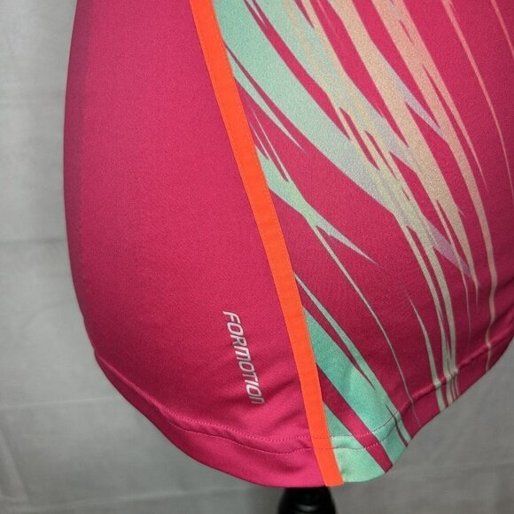 Adidas ADIZERO Formation Mesh Racerback Tank Top Womens Sz S Hot Pink / Orange - Picture 4 of 9